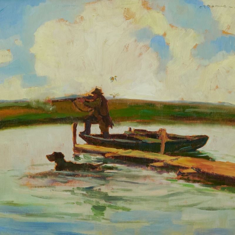 Carlo Domenici - Caccia in Padule