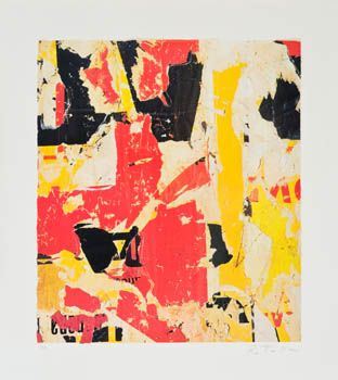 Mimmo Rotella - Senza Titolo
