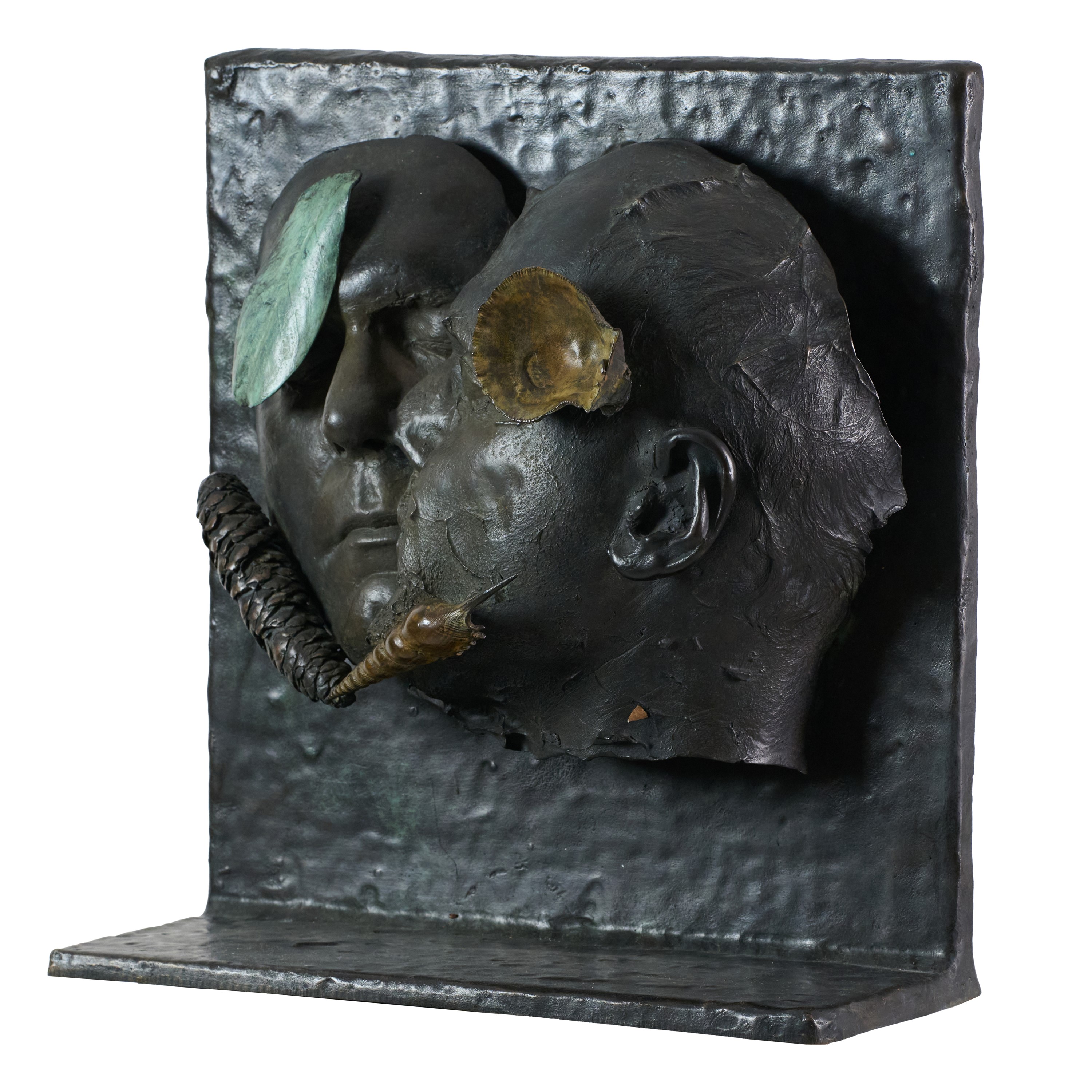 Bruno Ceccobelli - Natural durante, scultura in bronzo