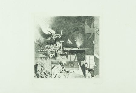 Gianfranco Ferroni - Paesaggio di Notte