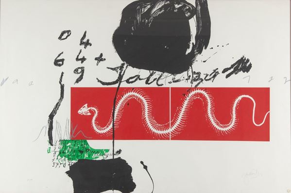 Jean Gaudaire - Thor : Senza titolo  - Litografia su carta - Asta Arte Moderna e Contemporanea - Fabiani Arte