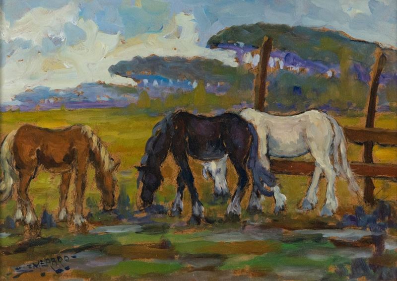 Piero Semeraro - Cavalli in Pastura