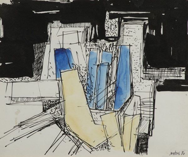Gualtiero Nativi : Studio  (1980)  - Asta Arte Moderna e Contemporanea - Fabiani Arte