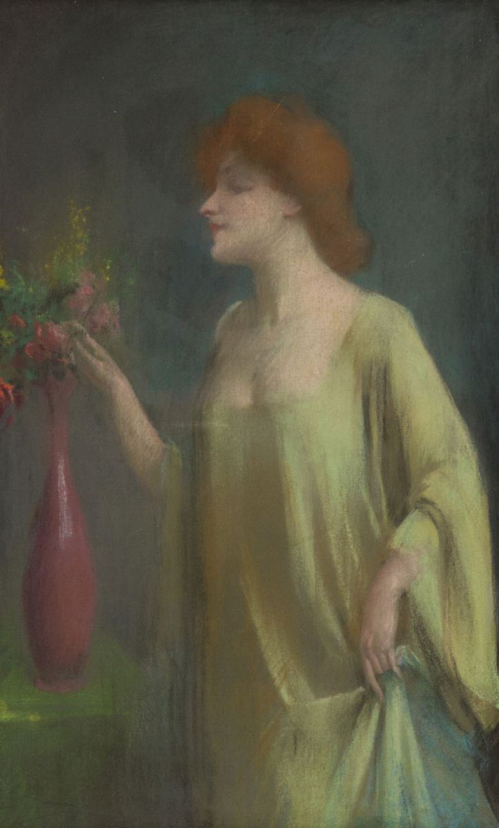 Delphin Enjolras - Donna con Vaso di Fiori
