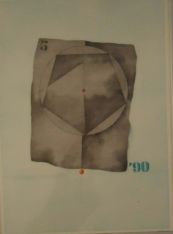 Gi&#242; Pomodoro - Cerchio e pentagono