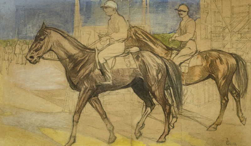 Luigi Gioli - Fantini a San Rossore