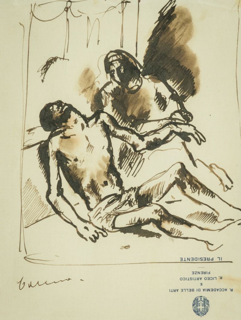 Felice Carena - Studio per una Deposizione