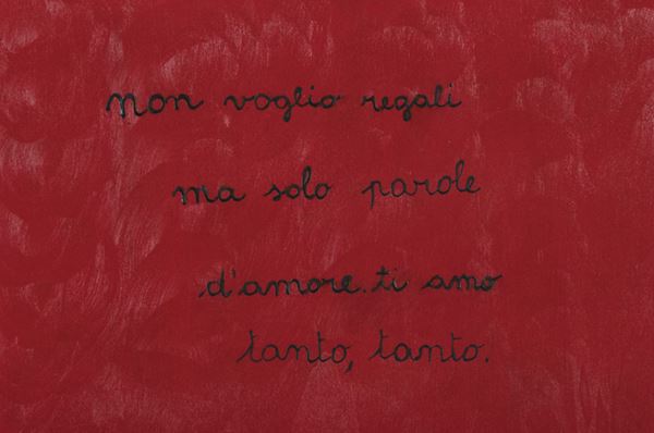 Romeo Romani : Non voglio regali...  (2015)  - Asta Asta a tempo di Arte Moderna e Contemporanea  - Fabiani Arte