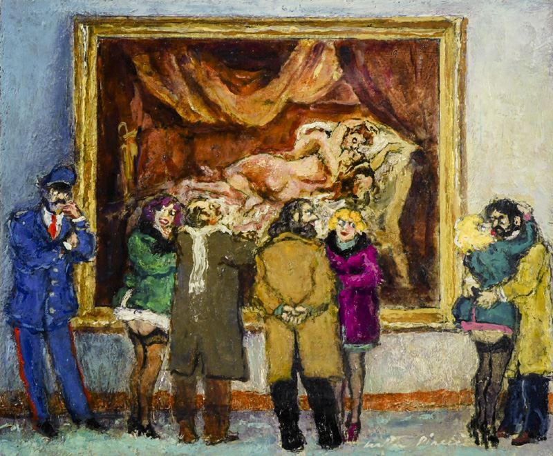 Walter Piacesi - Visita al Museo