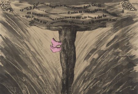 Enzo Cucchi - Senza Titolo