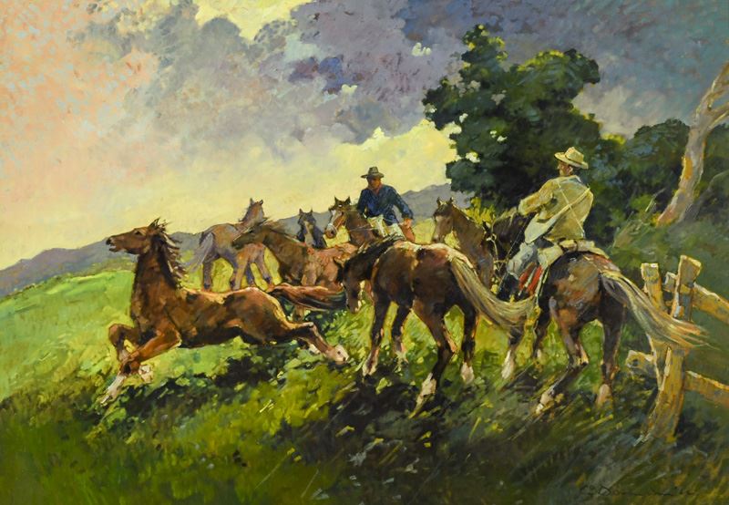 Carlo Domenici - Cavalli Maremmani