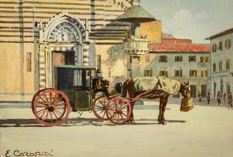 Enrico Corrazzi - Piazza Duomo di Prato