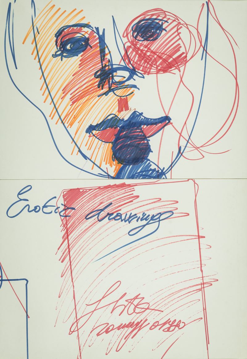 Tano Festa - Erotic Drawing