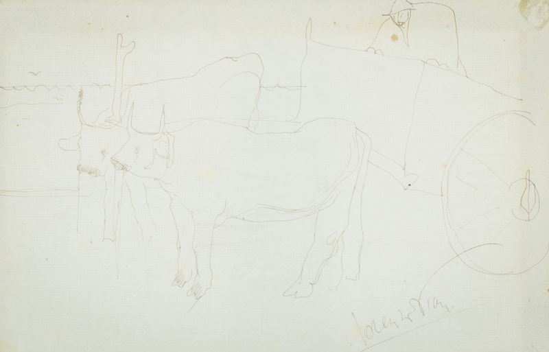Lorenzo Viani - Buoi al Carro