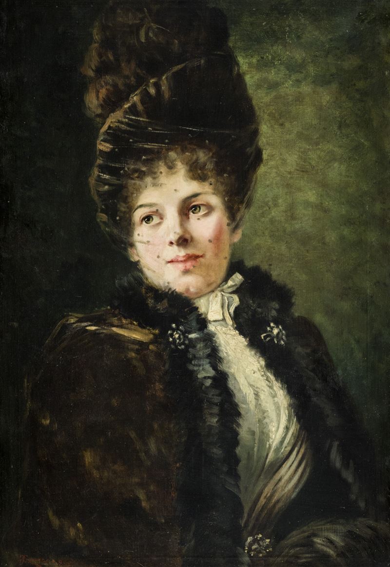 Giacomo Grosso - Giulia "dama Velata"