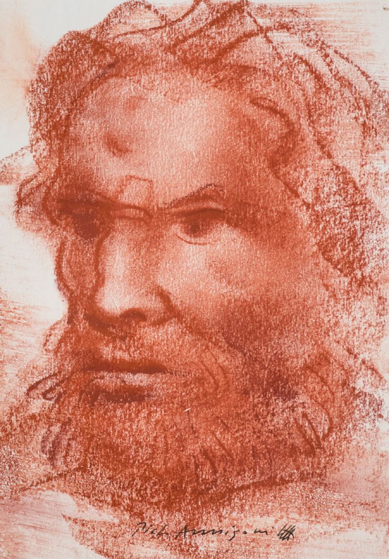 Pietro Annigoni - Volto Maschile