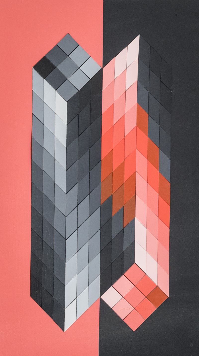 Victor Vasarely - Tridim - G