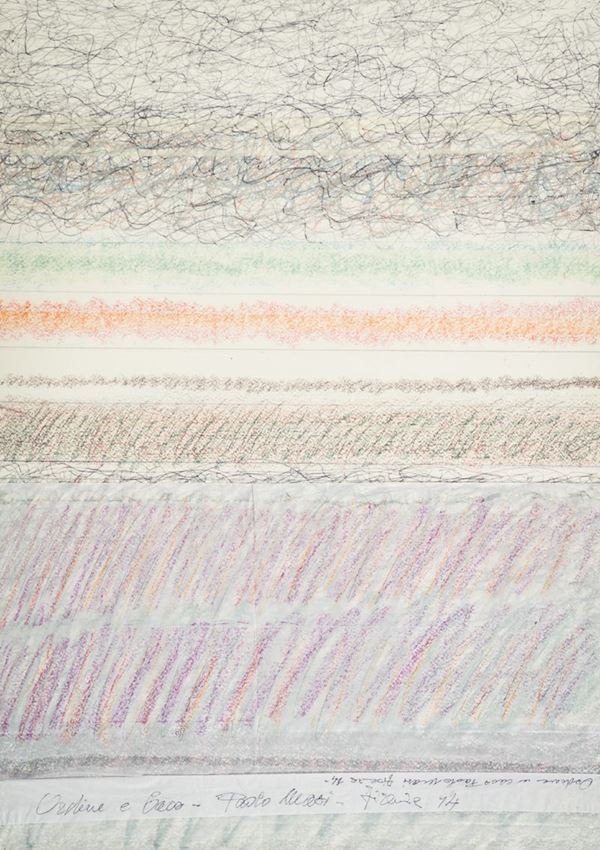 Paolo Masi : Ordine e Caos  (2014)  - Collage e tecnica mista su carta - Asta Arte Moderna e Contemporanea, '800 e'900 - Fabiani Arte