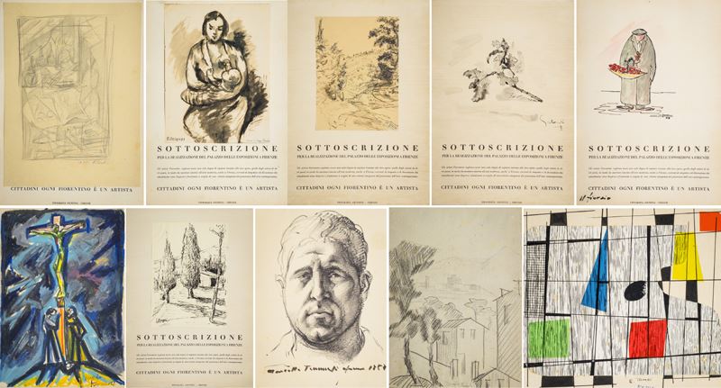 Conti Primo, Orlandi Ferruccio, Fucini Mippia, Galanti, Anonimo, Romoli Mario, Bagni Lido, Tommas...