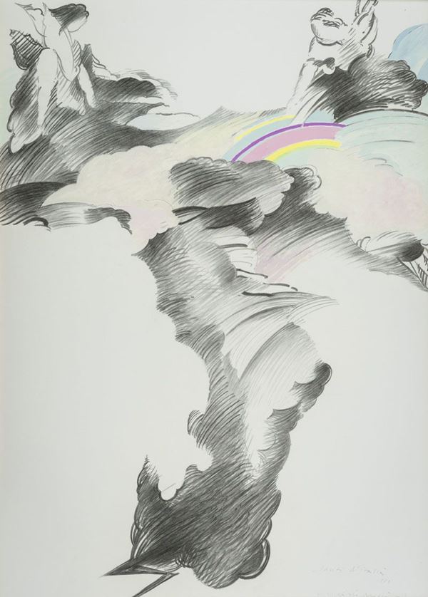 Umberto Buscioni : Santi d&#39;Italia  (1983)  - Asta Arte Moderna e Contemporanea - Fabiani Arte