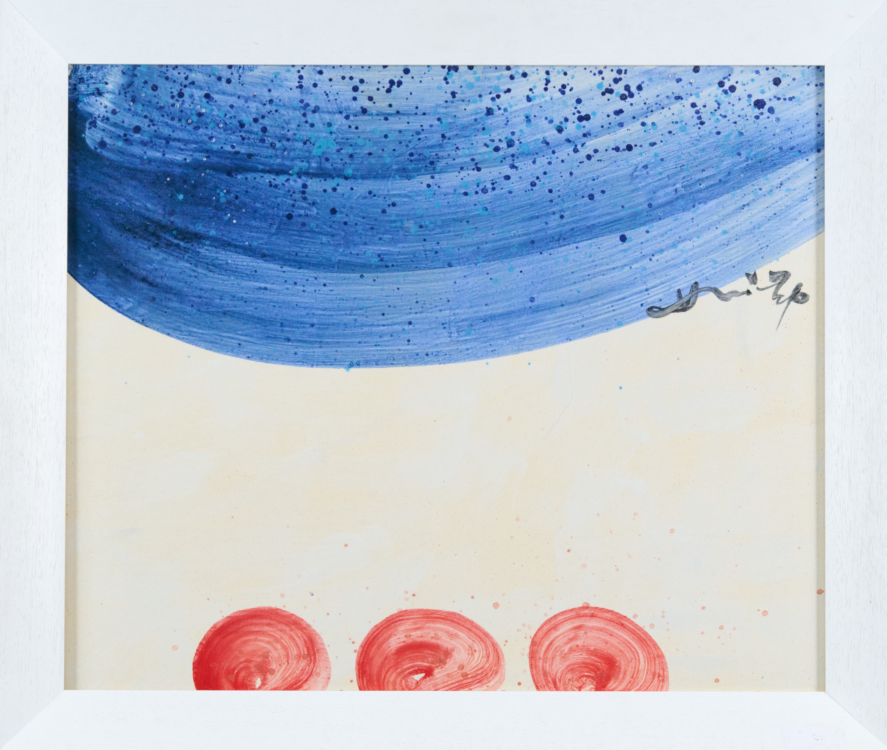 Hsiao Chin - Orizzonte - Ceramica dipinta, 50x60 cm