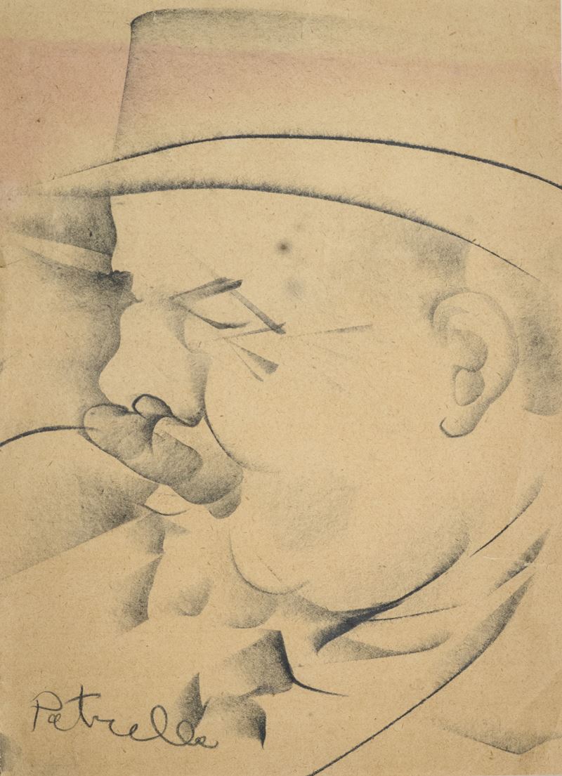 Vittorio Petrella da Bologna - Ritratto Futurista