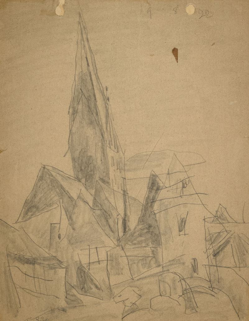 Lyonel Feininger - Church Of St. Johannis, Luneburg