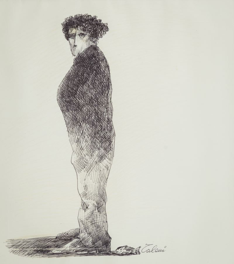 Giampaolo Talani - Ritratto con Pesce