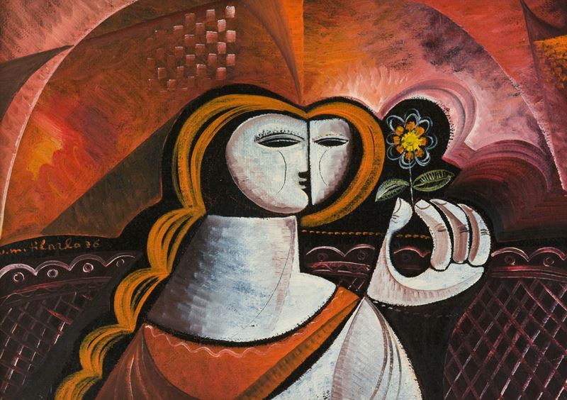 Vittorio Maria di Carlo - Figura con Fiore