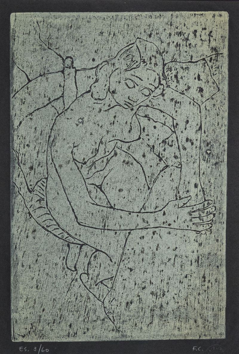 Felice Casorati - Nudo Seduto