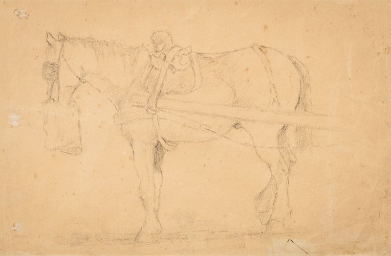 Giovanni Bartolena - Cavallo a Riposo