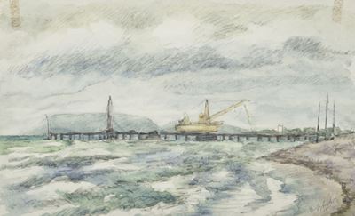 Lavori sul Pontile