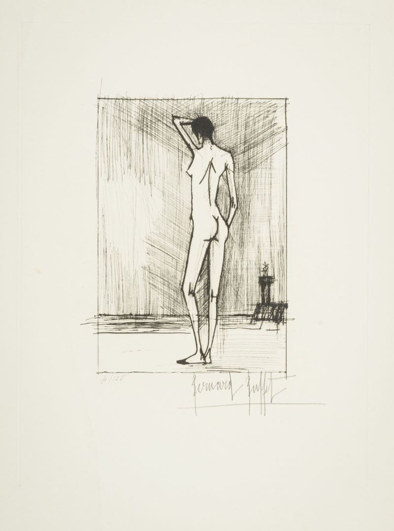 Bernard Buffet - Nudo di Schiena