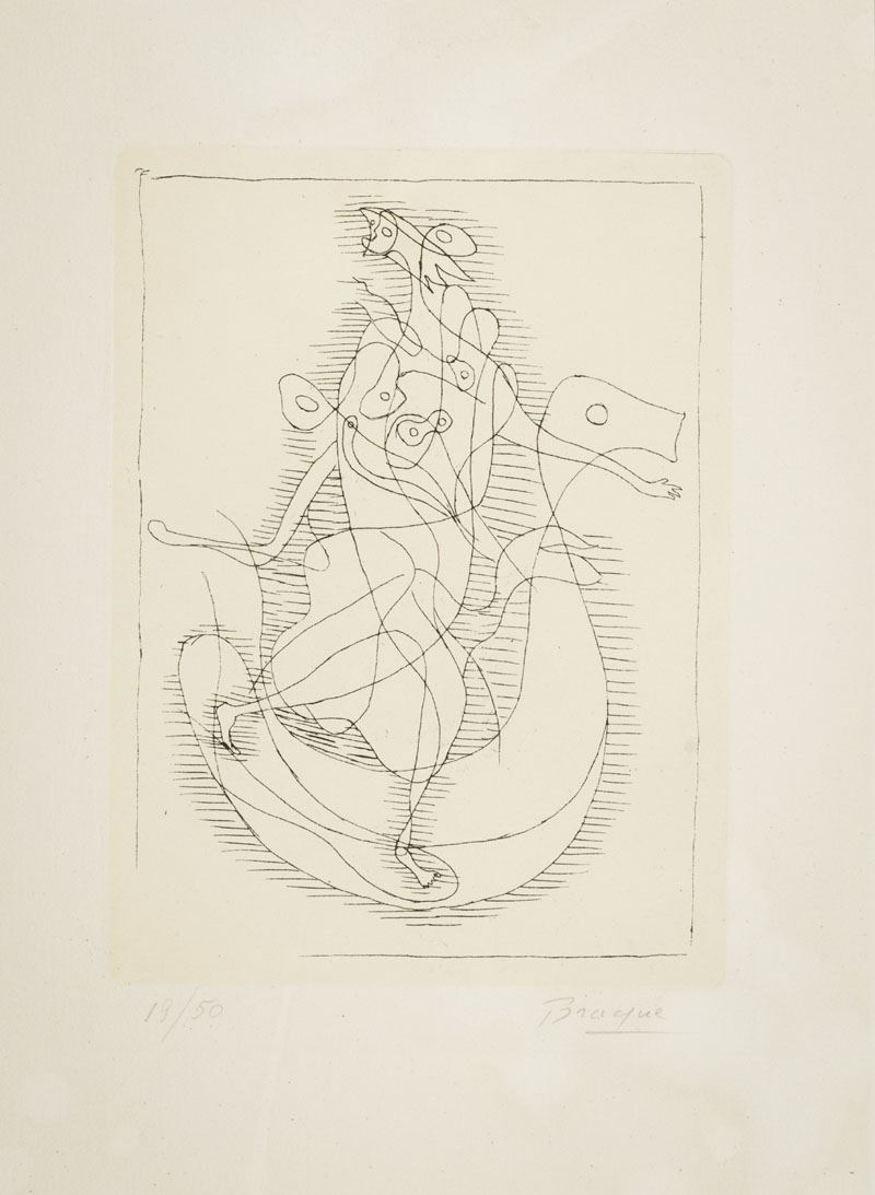 Georges Braque - Helios I, On White Background