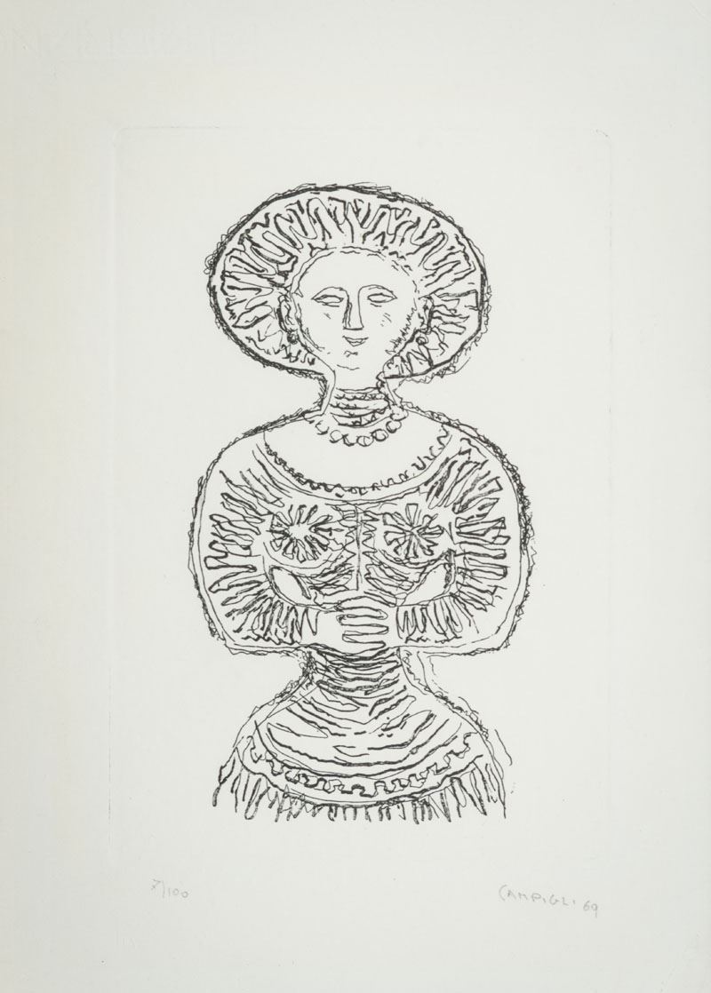 Massimo Campigli - Figura di Donna