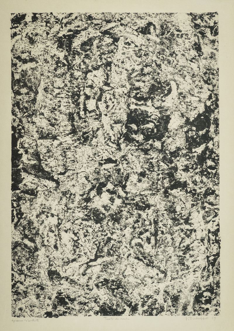 Jean Dubuffet - Tesete De Roche