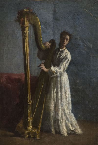 Suonatrice di Arpa