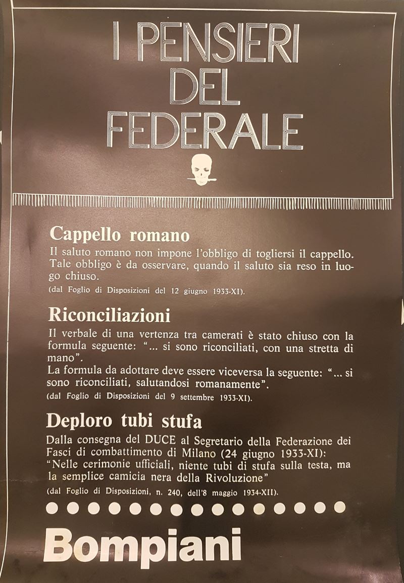 I Pensieri del Federale, 1969 - 