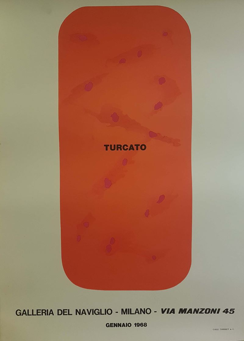 Turcato, Galleria del Naviglio, Milano, Gennaio 1968 - 