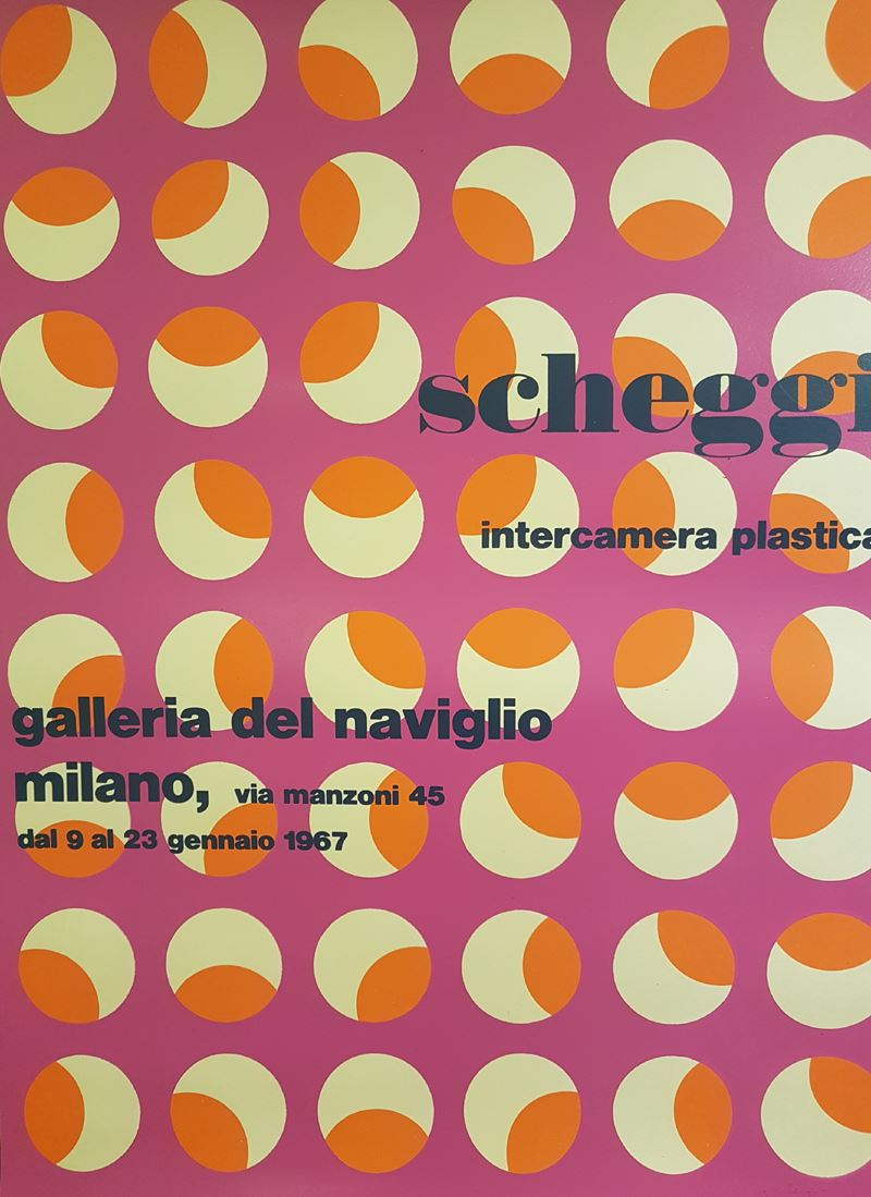 Scheggi, Intercamera Plastica, Galleria del Naviglio,milano, dal 9 al 23 Gennaio 1967 - 