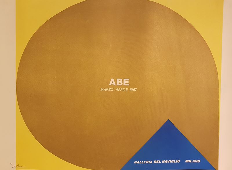 Abe, Galleria del Naviglio, Milano, Marzo - Aprile, 1967 - 