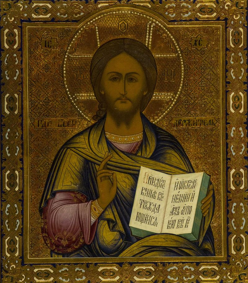 Icona Russia Centrale, Primi '900 - Cristo Pantocratore