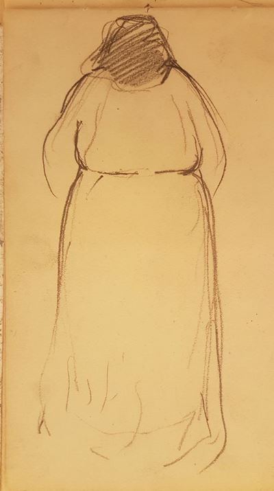 Figura Femminile di Spalle