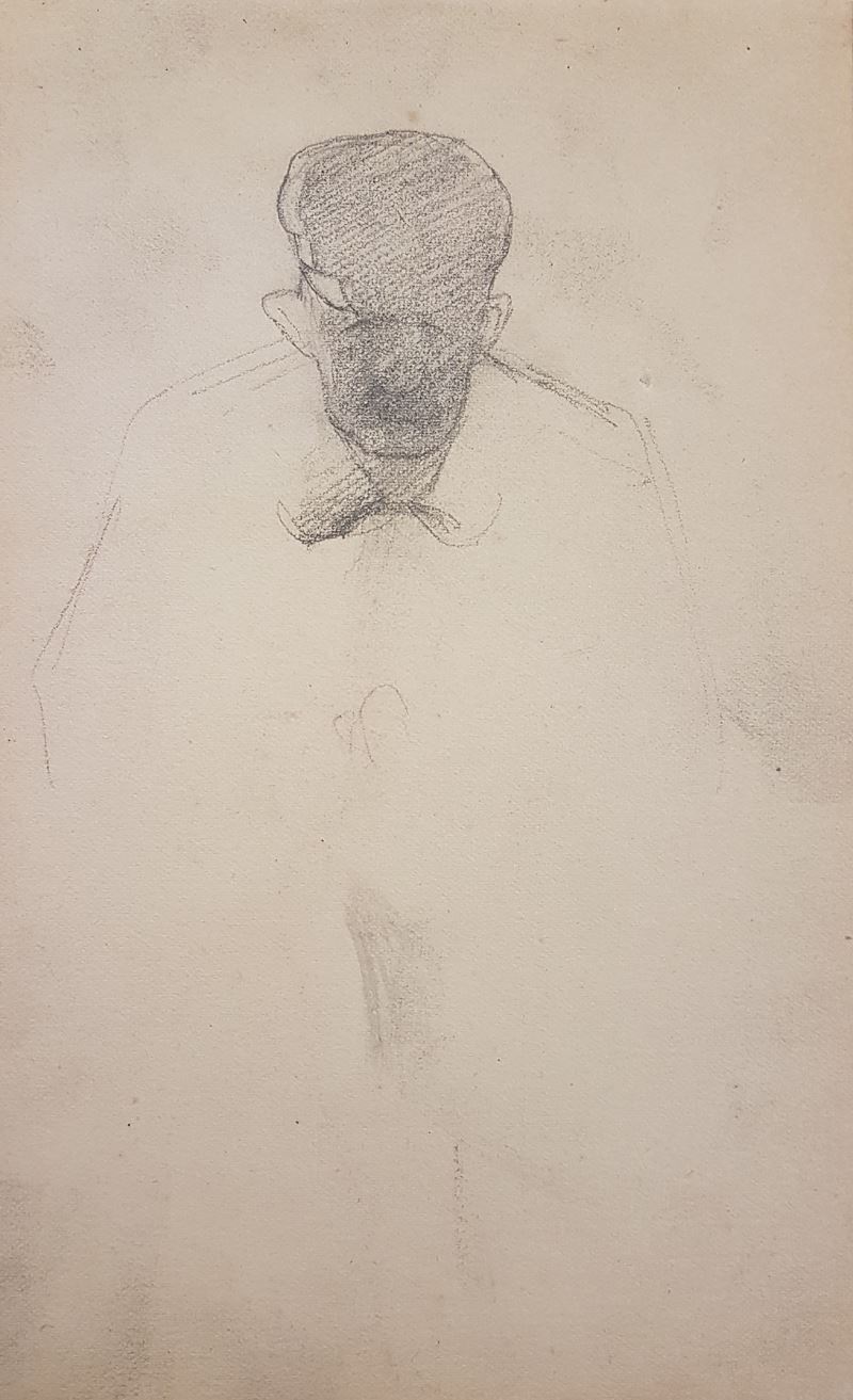 Lorenzo Viani - Uomo con Cappello