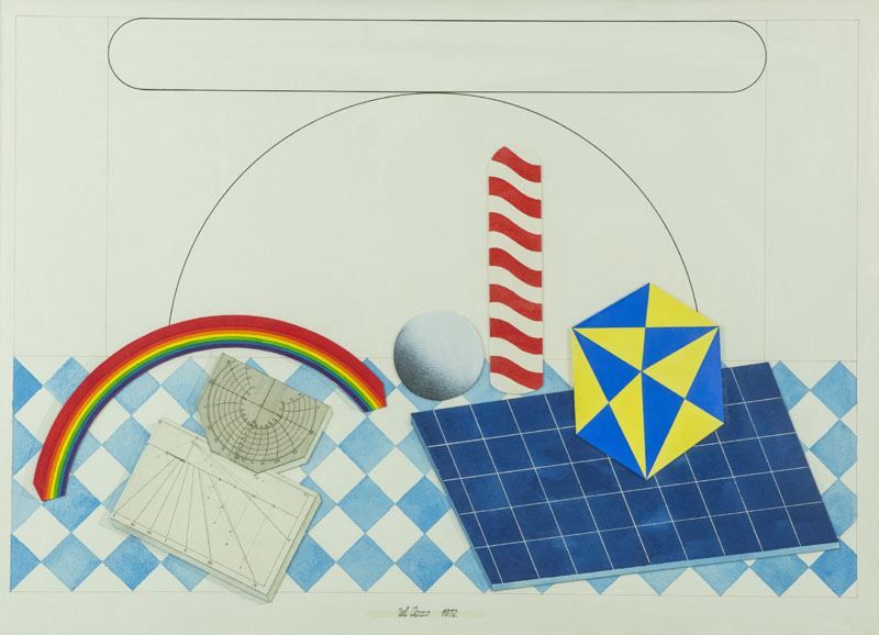 Lucio del Pezzo - Piccolo Arcobaleno da Interno