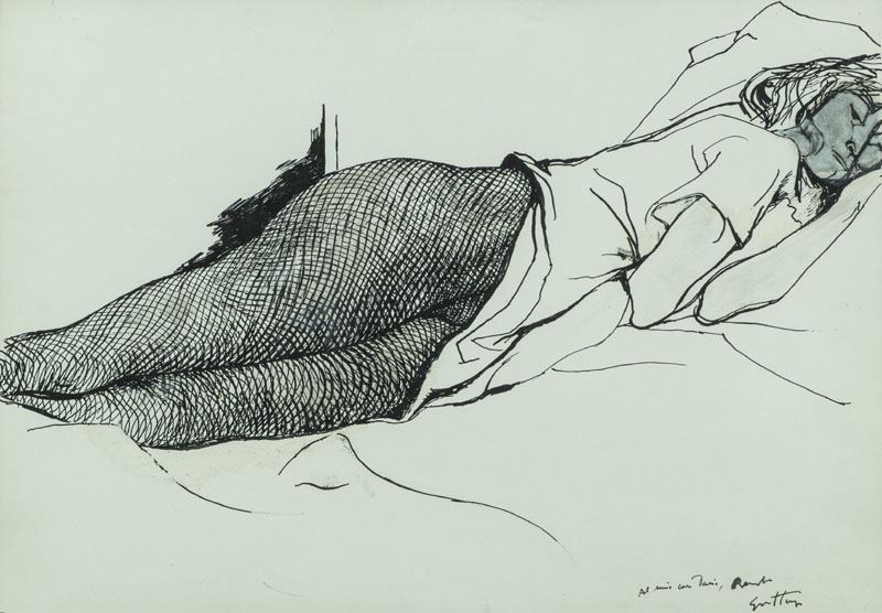Renato Guttuso - Figura Distesa