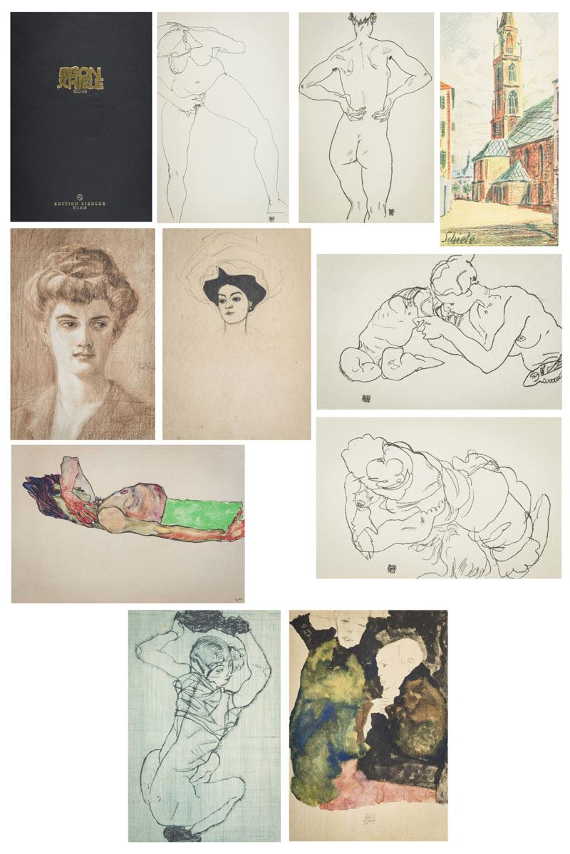 Egon Schiele - Senza Titolo