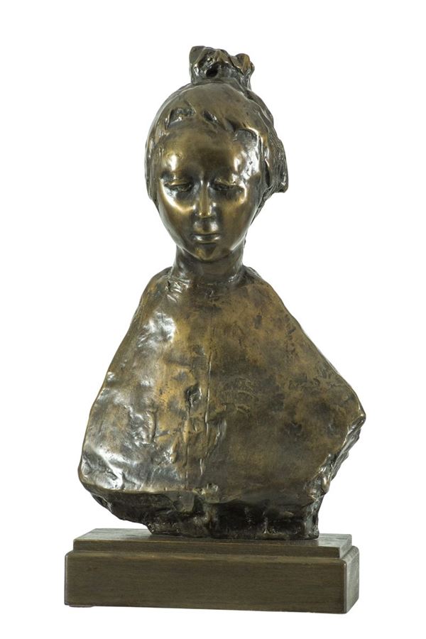 Piero Maggioni : Busto di Giuditta  - Scultura in bronzo - Asta Arte Moderna e Contemporanea, '800 e'900 - Fabiani Arte