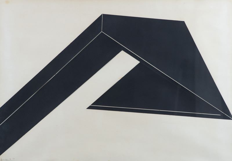 Giuseppe Spagnulo - Studio per "struttura - Ascesa Diagonale"