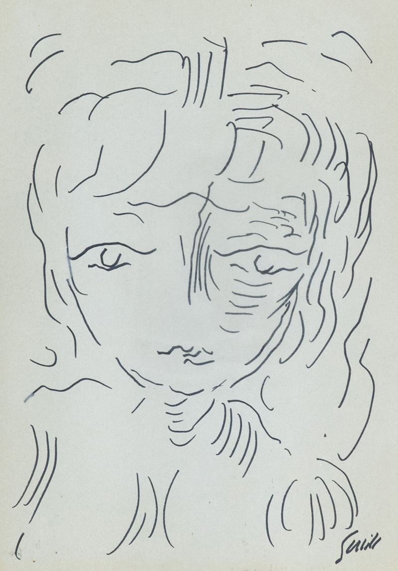 Virgilio Guidi - Volto